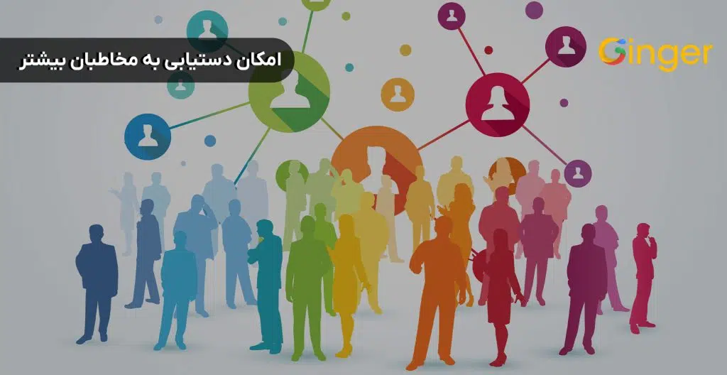امکان دستیابی به مخاطبان بیشتر