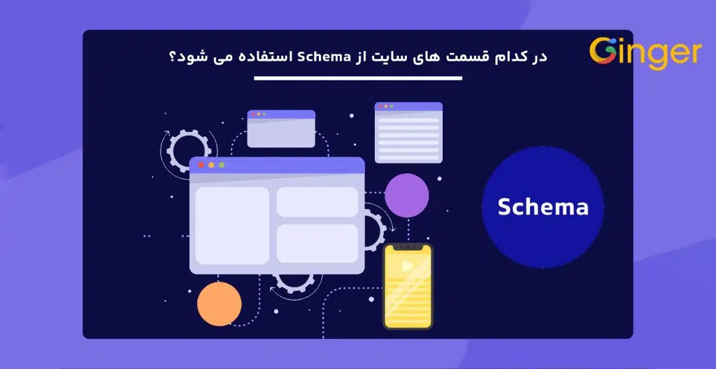 در کدام قسمت‌ های سایت از Schema استفاده می‌ شود؟