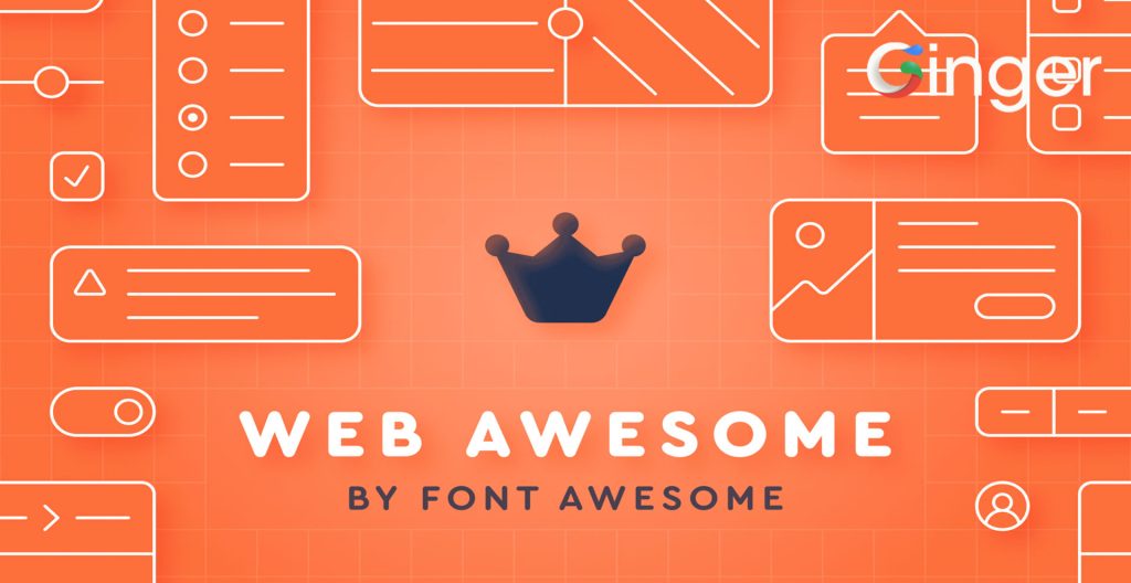  Font Awesome-نرم افزار طراحی سایت 