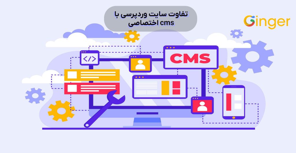 تفاوت-سایت-وردپرسی-با-cms-اختصاصی
