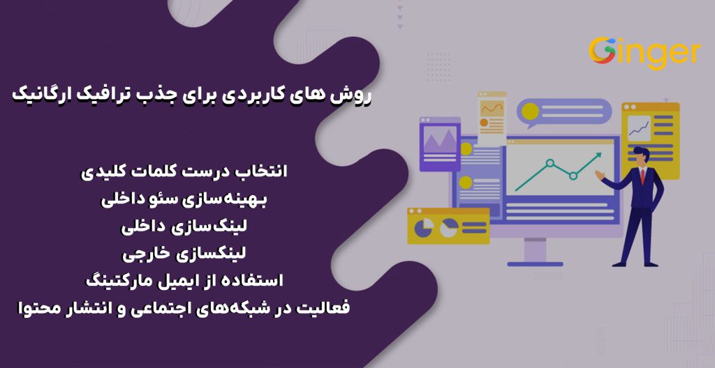 روش های کاربردی برای جذب ترافیک ارگانیک