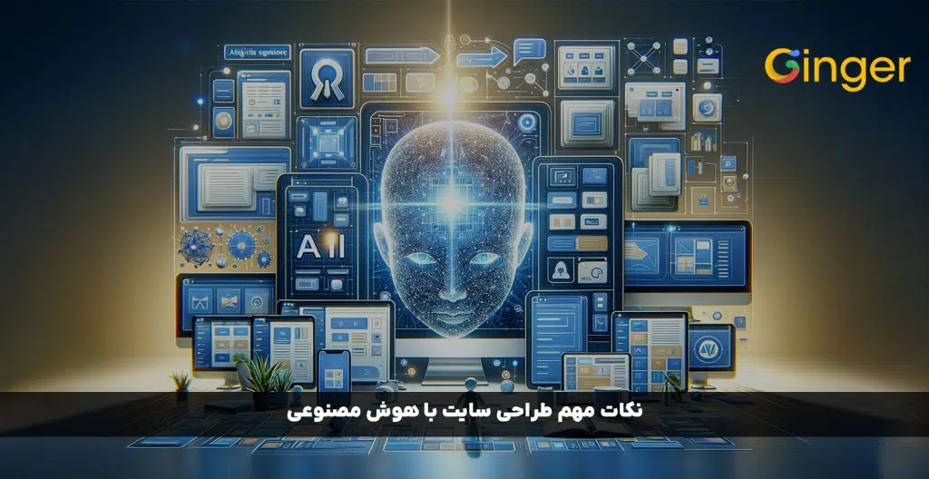 نکات مهم طراحی سایت با هوش مصنوعی